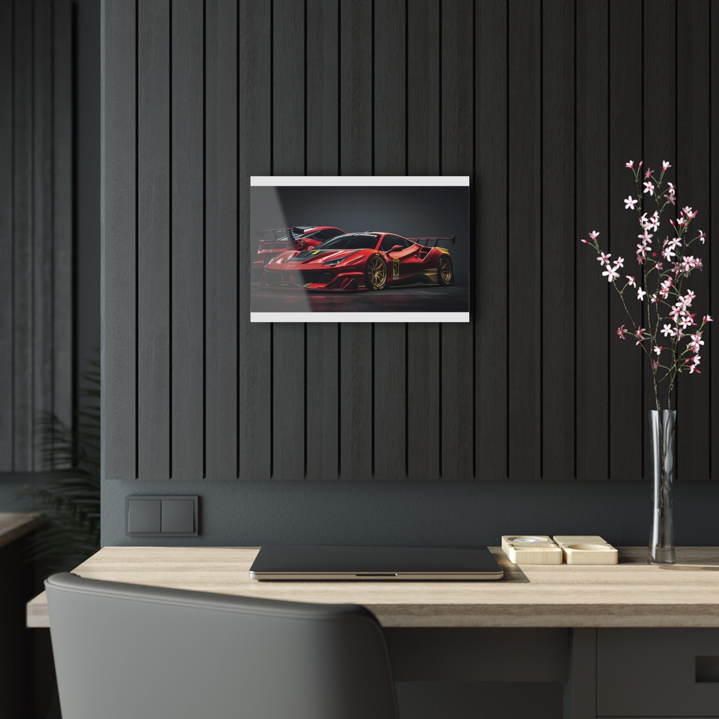 Acrylic Prints Ferrari Red 3