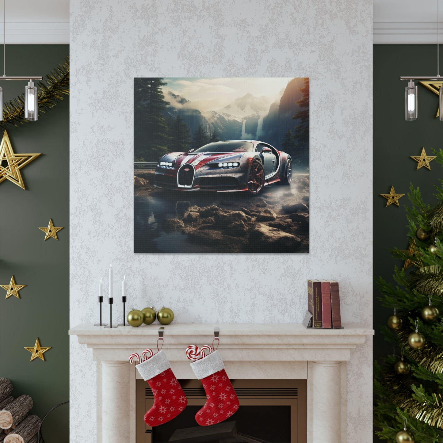 Canvas Gallery Wraps Bugatti Waterfall 4