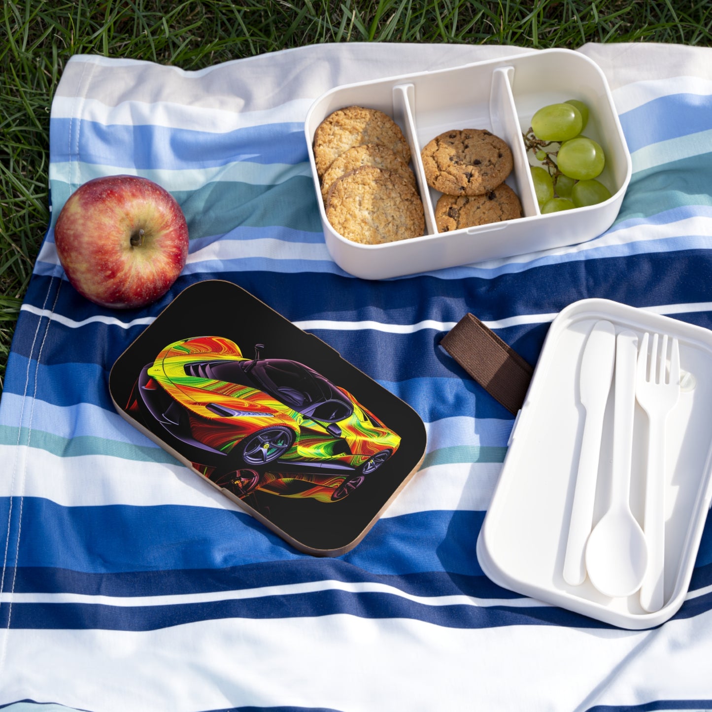 Bento Lunch Box Ferrari Neon 4