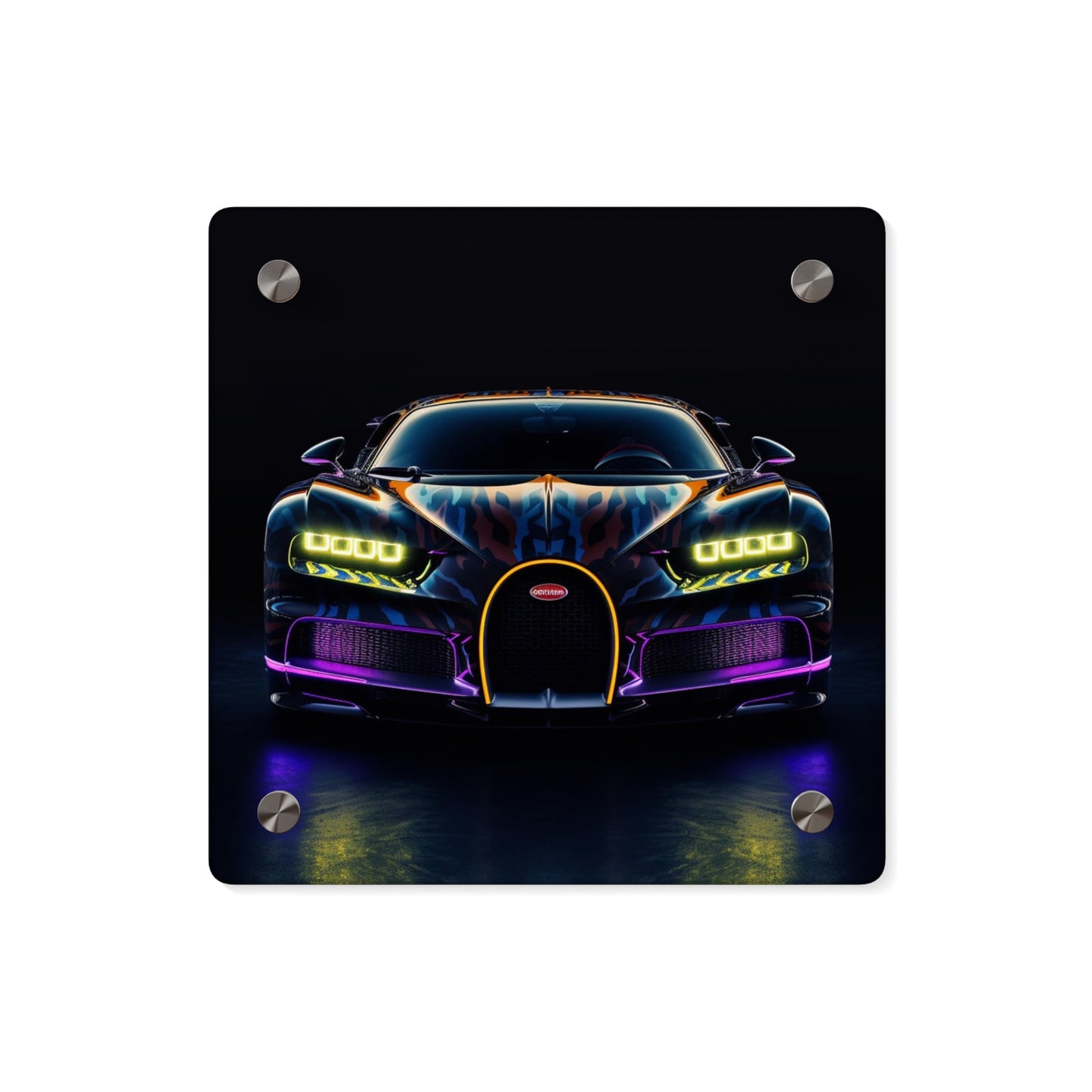 Acrylic Wall Art Panels Hyper Bugatti Chiron 3