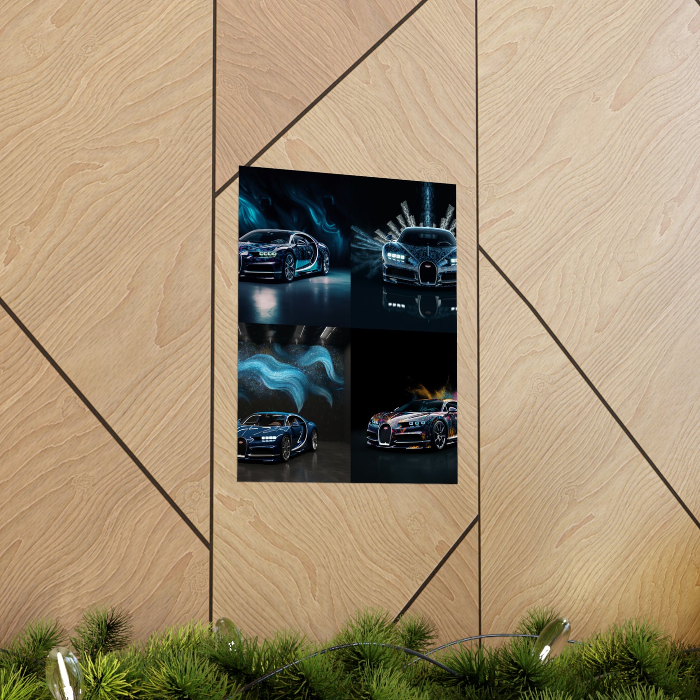 Premium Matte Vertical Posters Hyper Bugatti 5