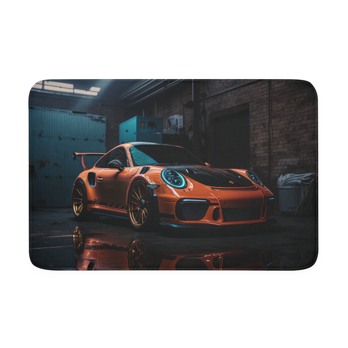 Memory Foam Bath Mat Porsche Color 1