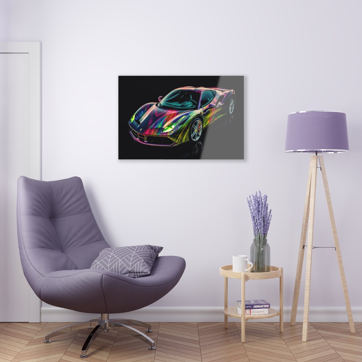 Acrylic Prints Ferrari Color 3