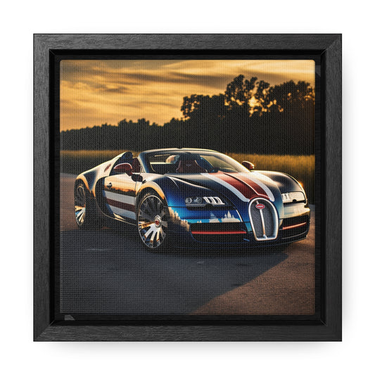 Gallery Canvas Wraps, Square Frame Bugatti Flag American 3