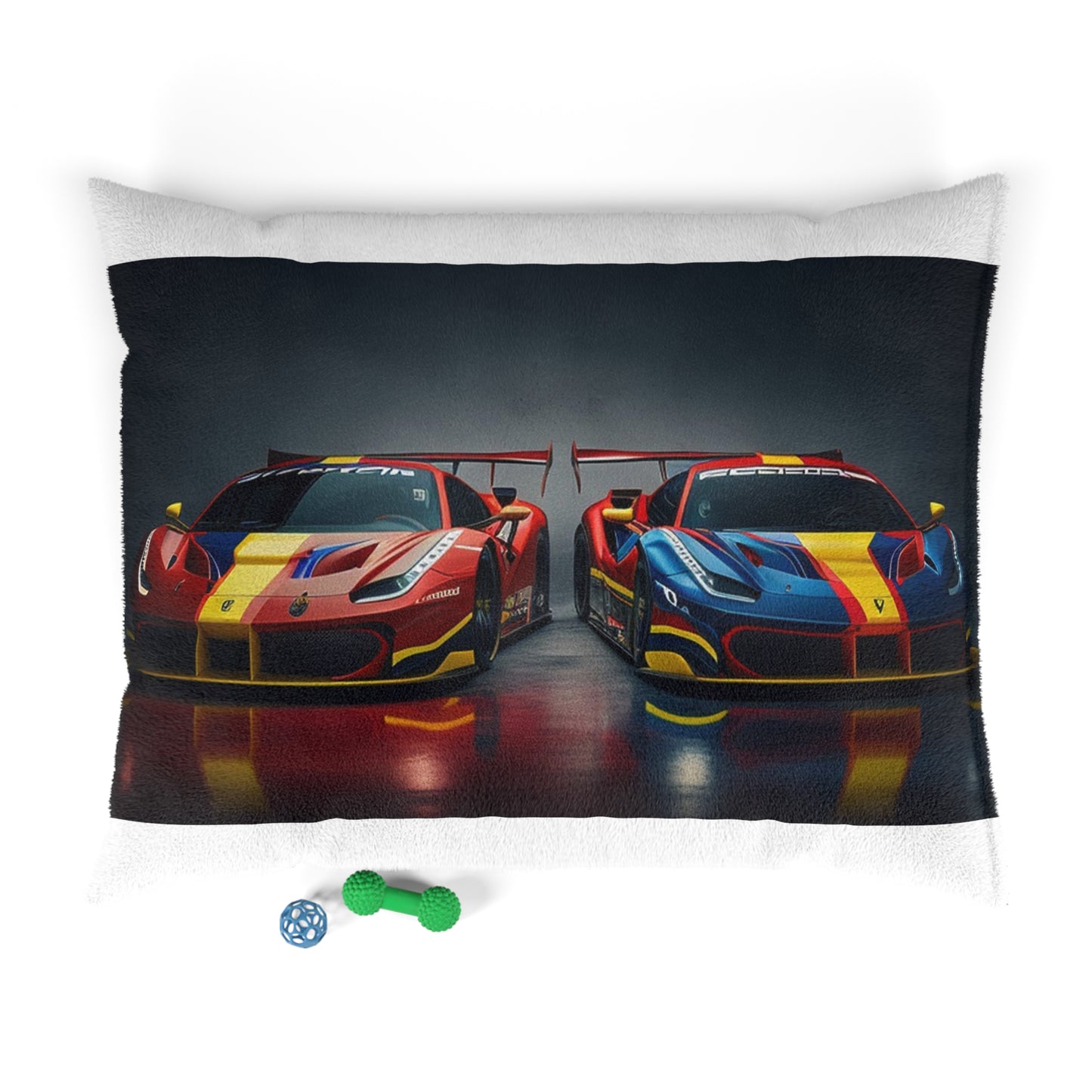 Pet Bed Ferrari Red Blue 4