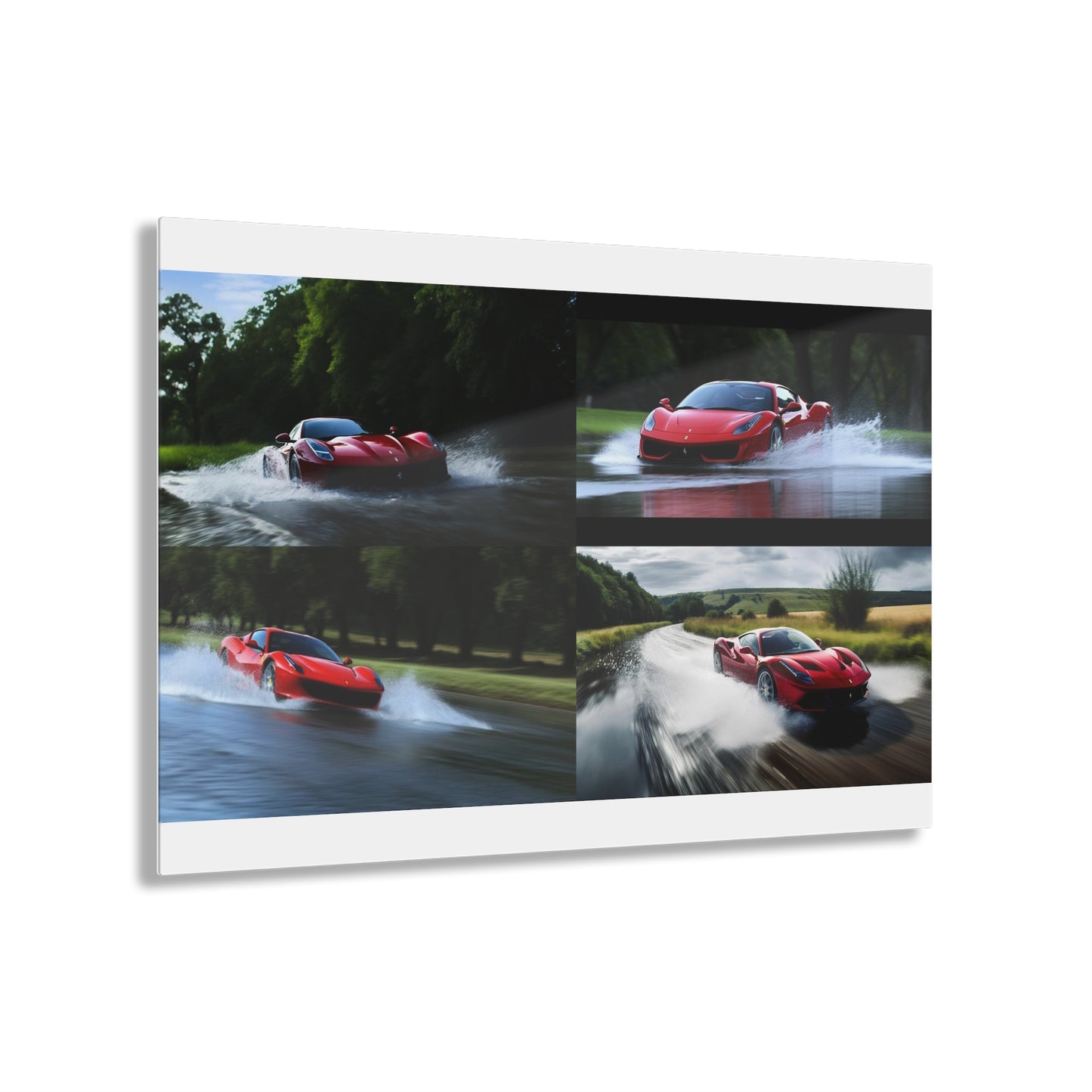 Acrylic Prints Water Ferrari Splash 5