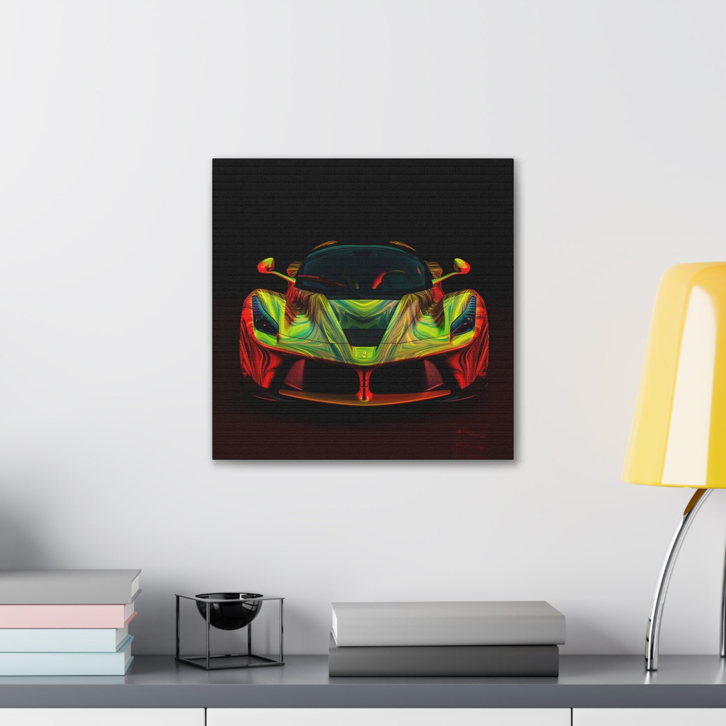 Canvas Gallery Wraps Ferrari Neon 1