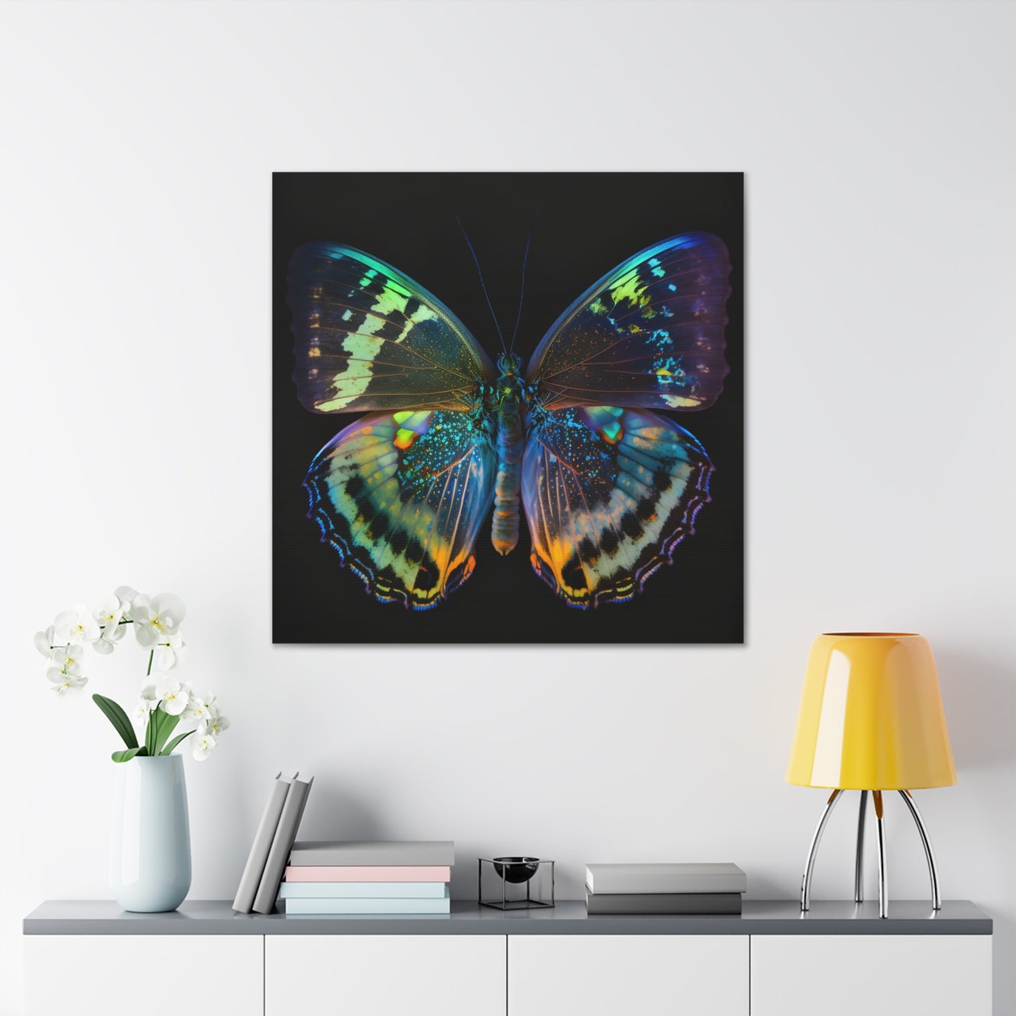 Canvas Gallery Wraps Neon Butterfly Flair 4