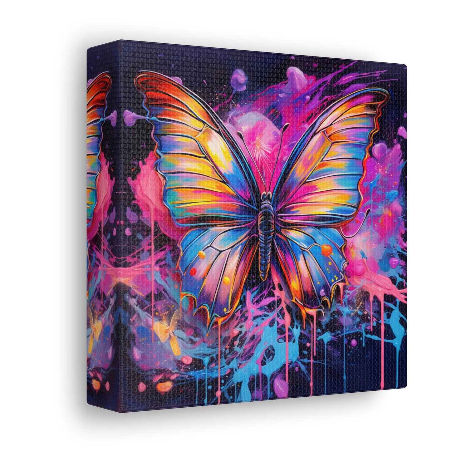 Canvas Gallery Wraps Pink Butterfly Flair 3