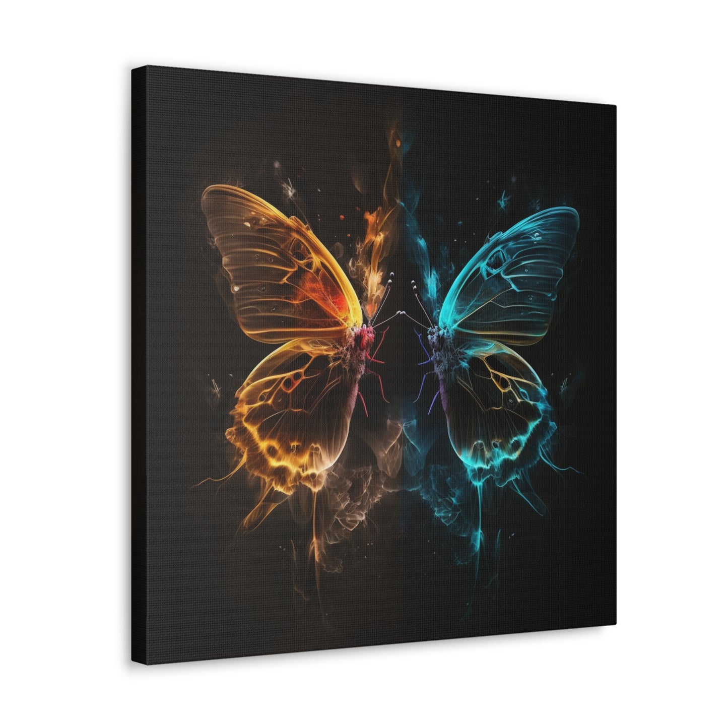 Canvas Gallery Wraps Kiss Neon Butterfly 7