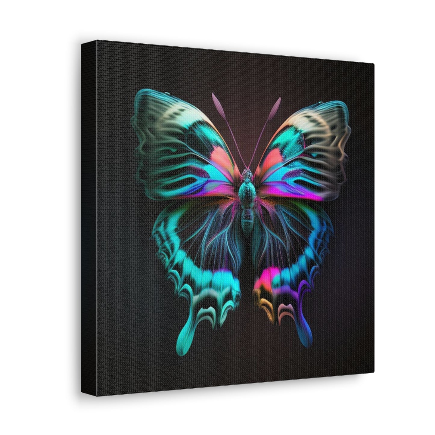 Canvas Gallery Wraps Neon Butterfly Fusion 3