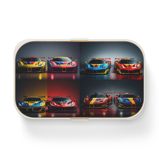 Bento Lunch Box Ferrari Red Blue 5