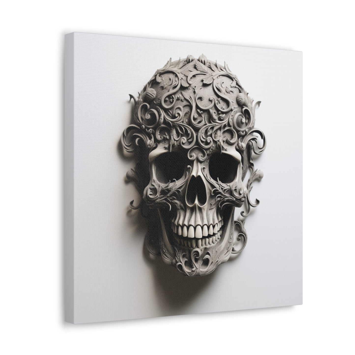 Canvas Gallery Wraps Skull Treble Clef 2