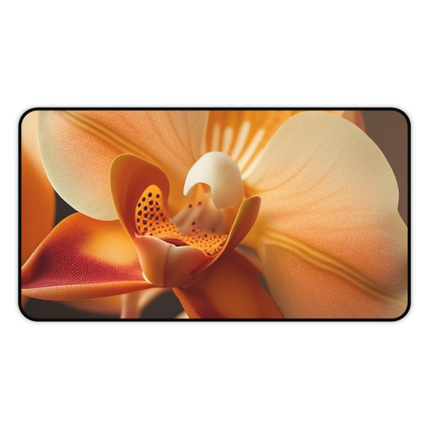 Desk Mat Orange Orchid 3