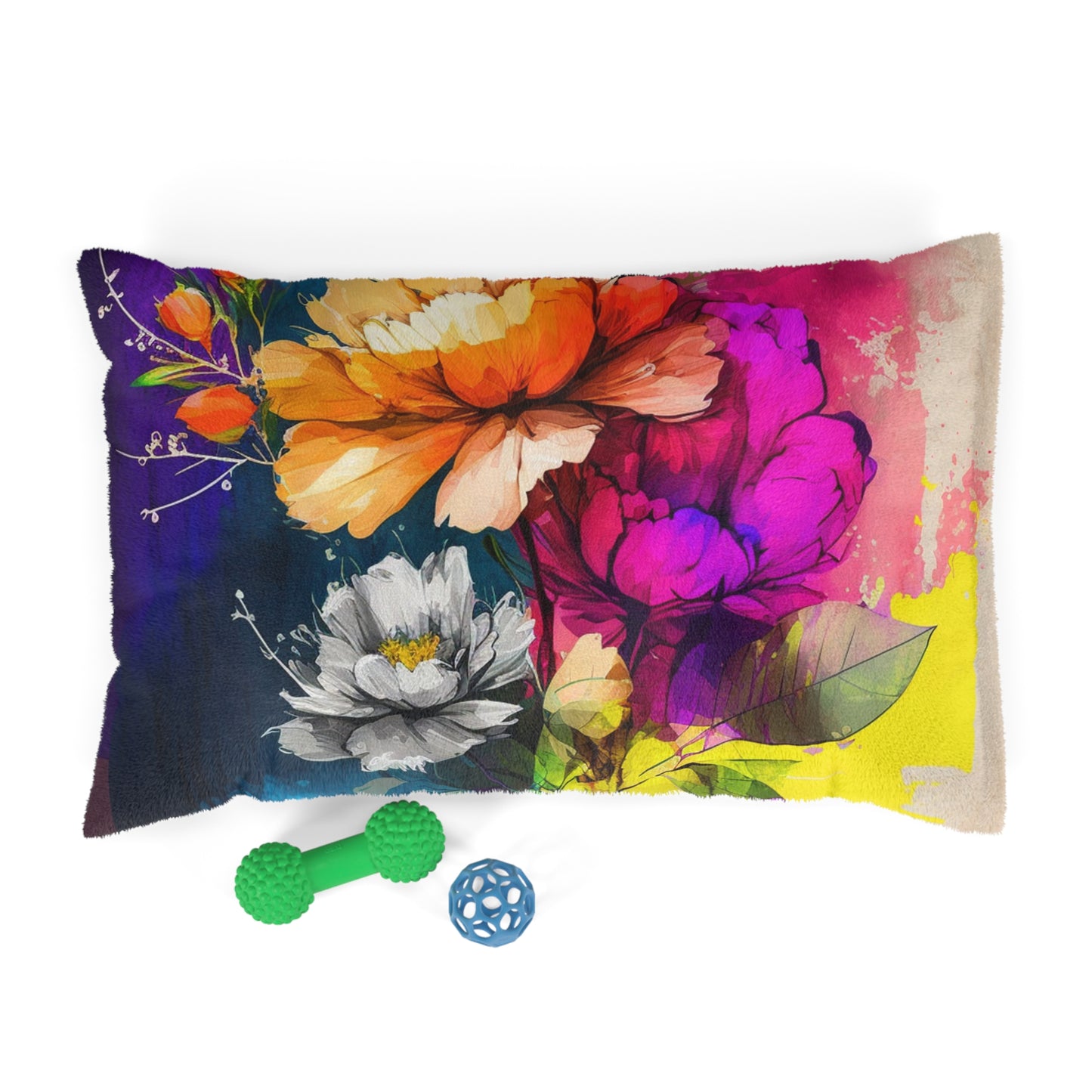 Pet Bed Bright Spring Flowers 4