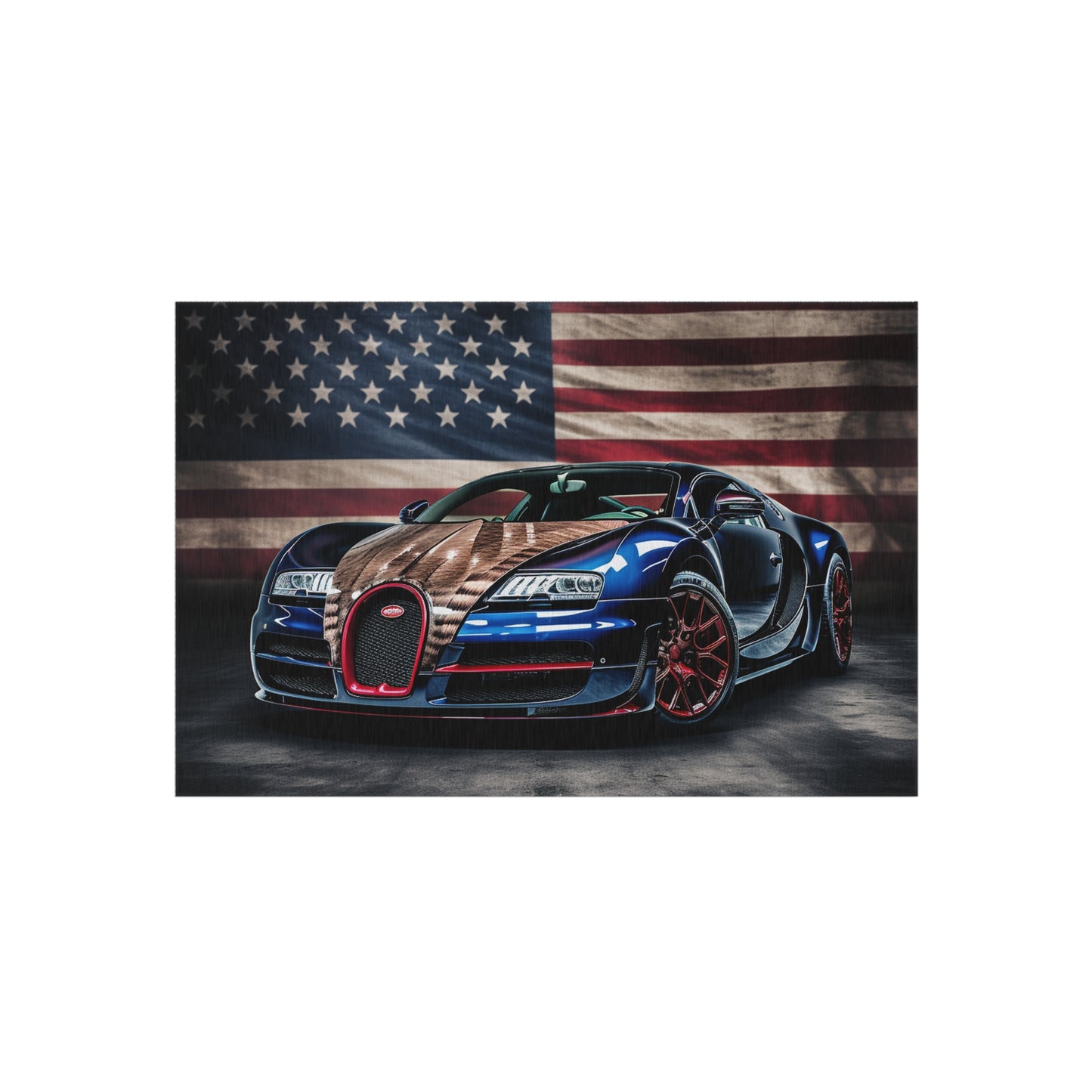 Outdoor Rug  Bugatti American Flag 4