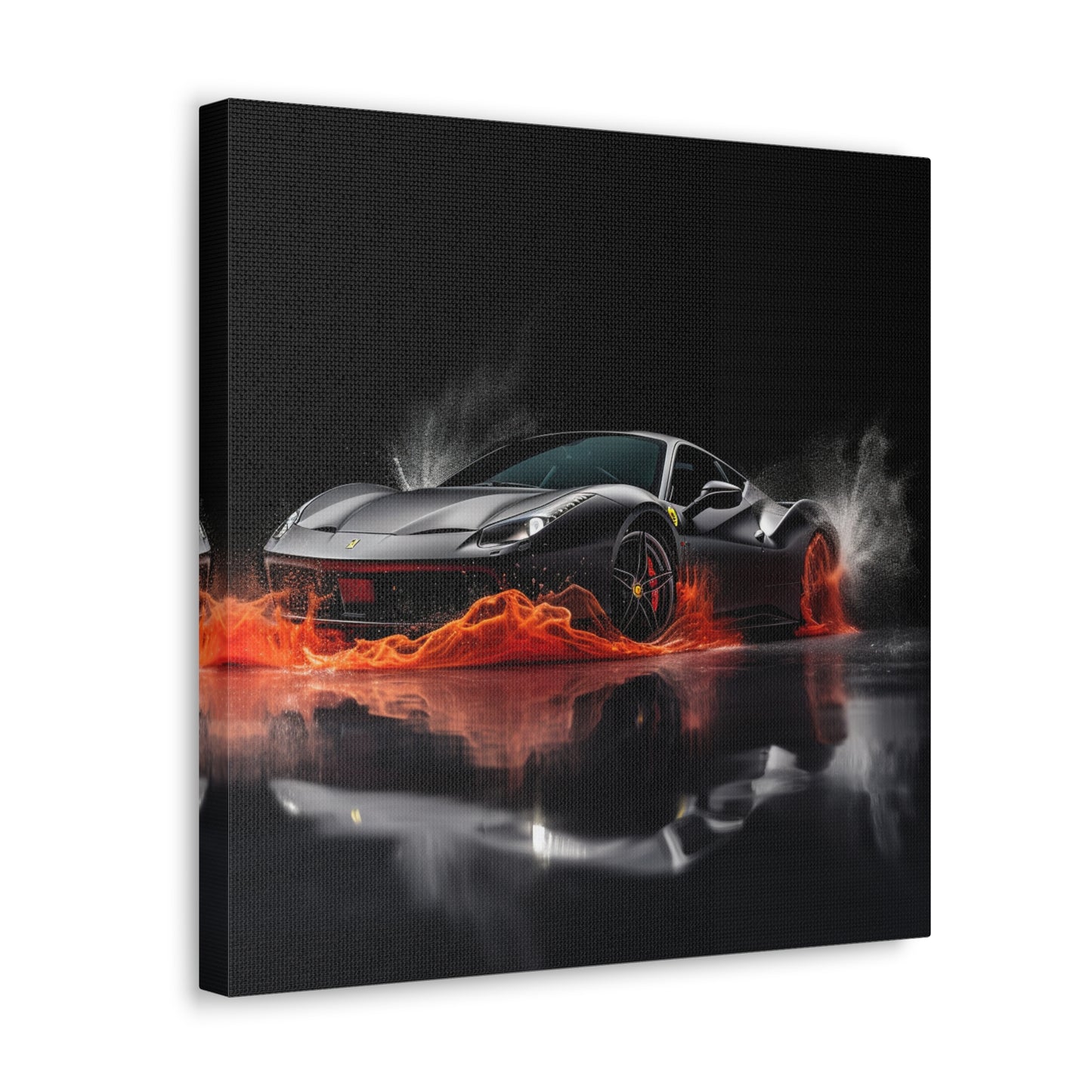 Canvas Gallery Wraps Ferrari Water Splash 3