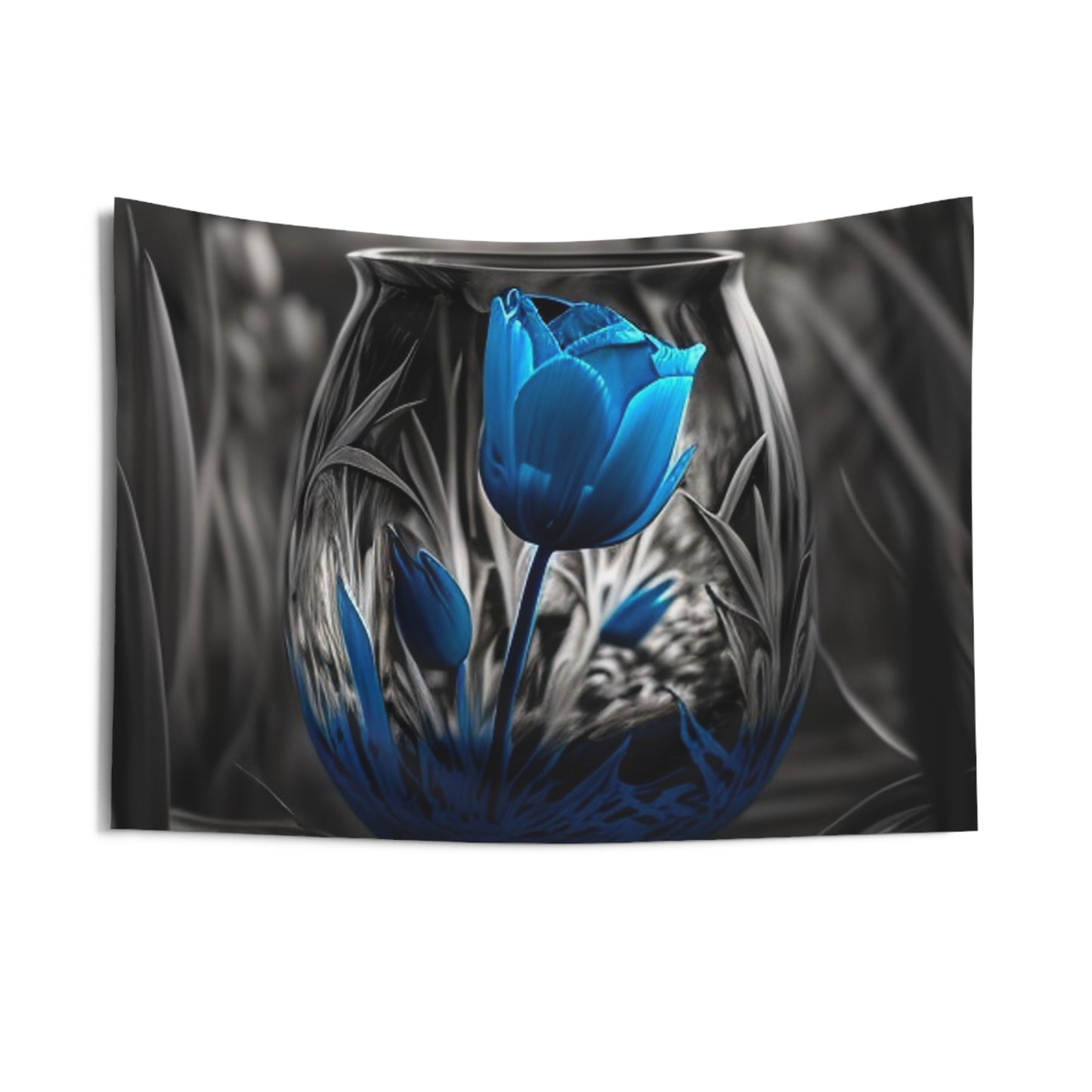 Indoor Wall Tapestries Tulip Blue 3