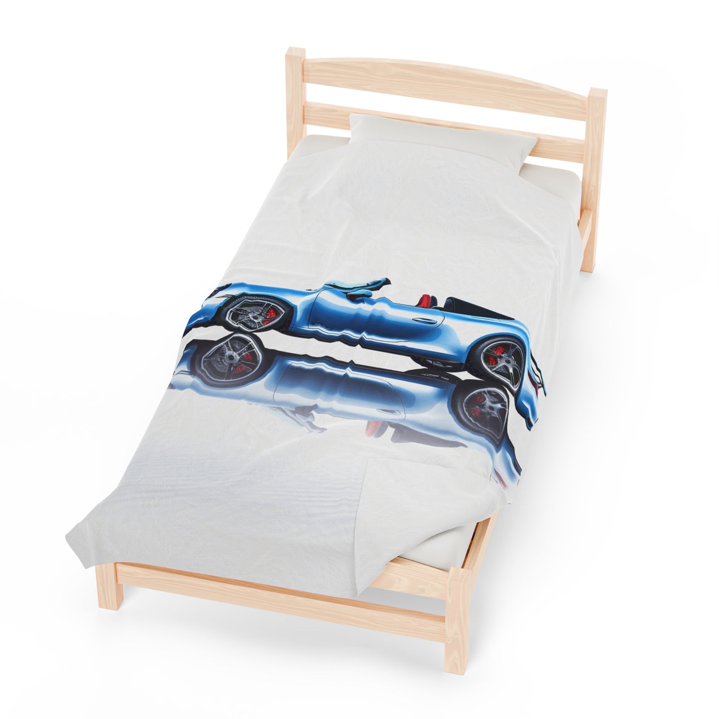 Velveteen Plush Blanket 911 Speedster on water 4