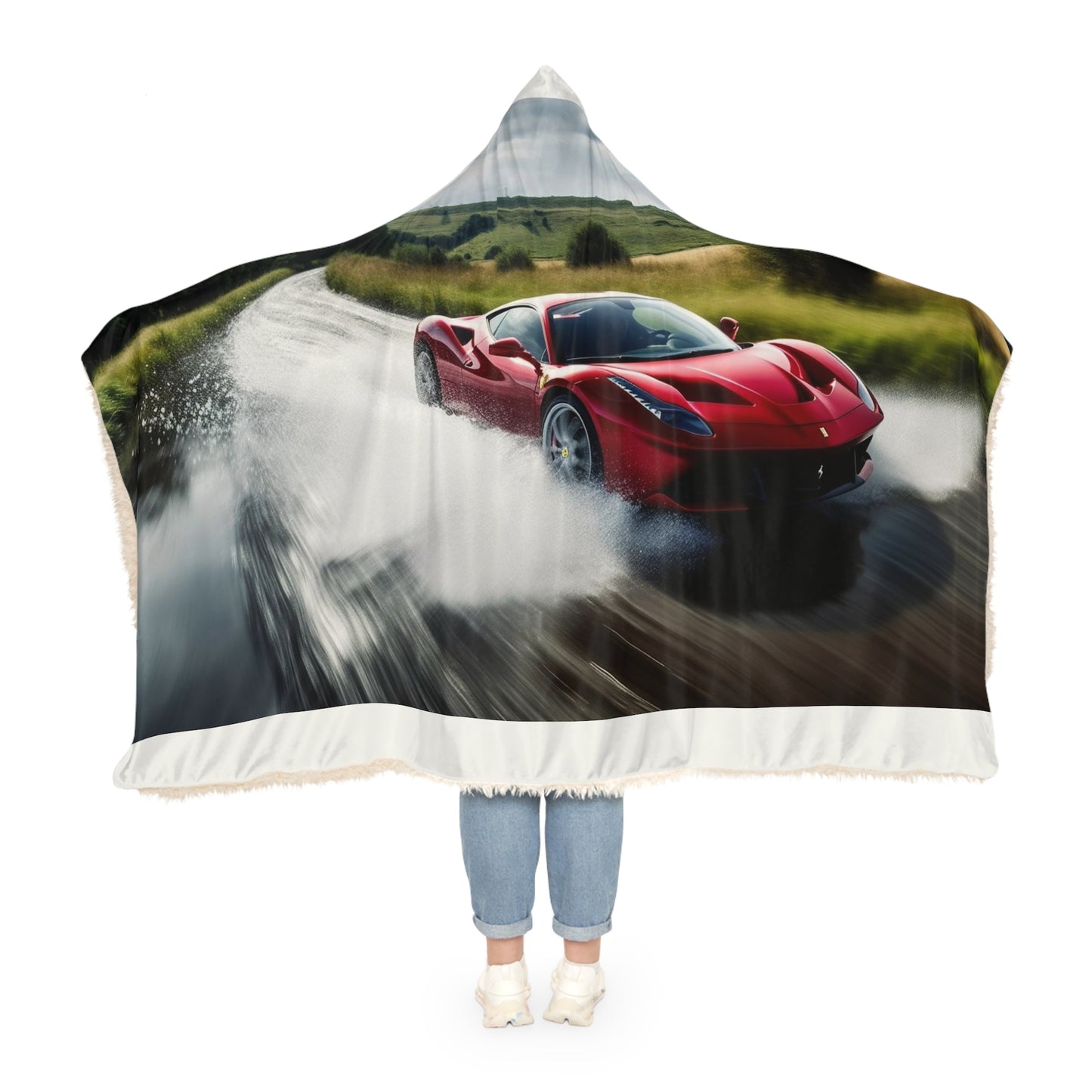 Snuggle Hooded Blanket Water Ferrari Splash 4