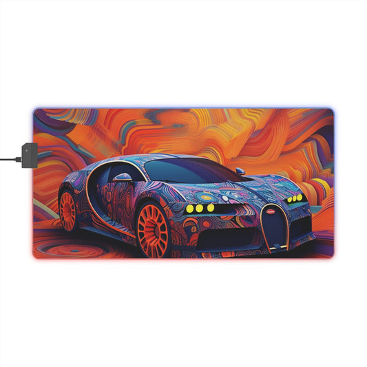 LED Gaming Mouse Pad Bugatti Abstract Concept 4