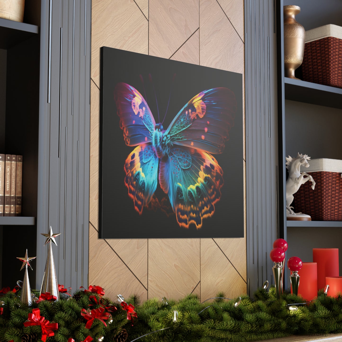 Canvas Gallery Wraps Raw Hyper Color Butterfly 4