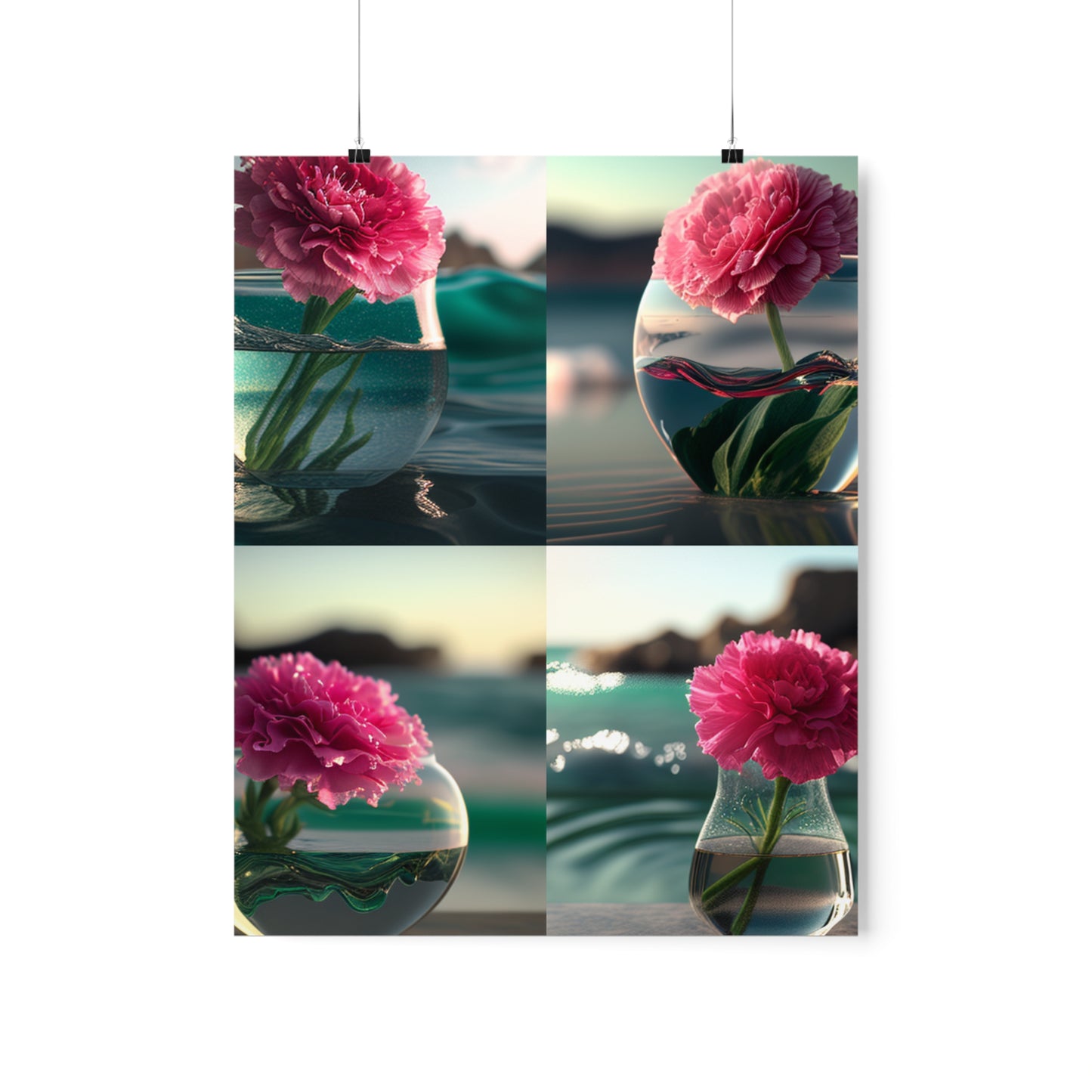 Premium Matte Vertical Posters Carnation 5