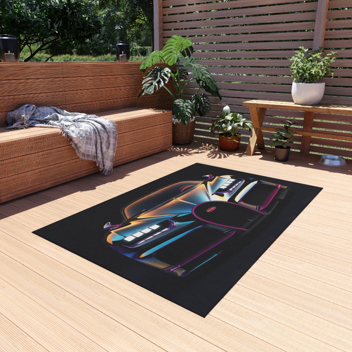 Outdoor Rug  Hyper Bugatti Chiron 1