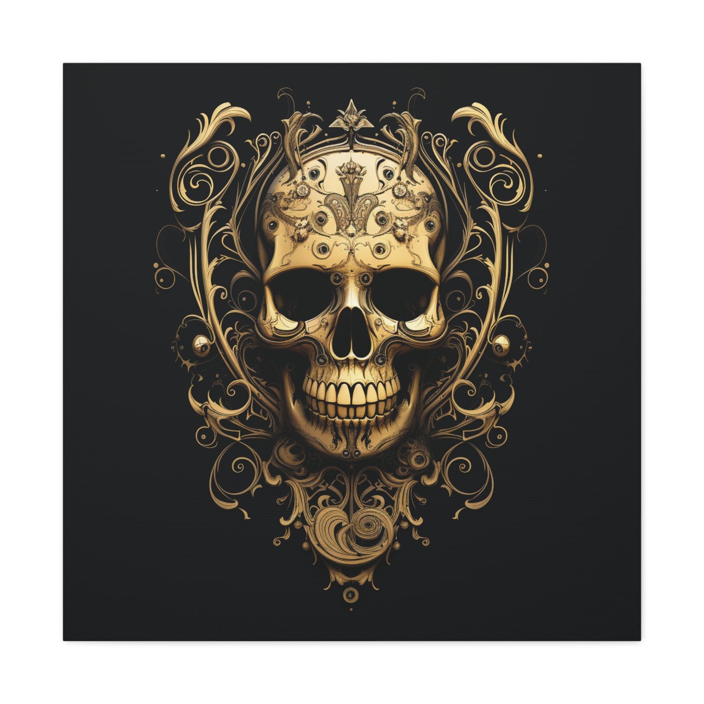 Canvas Gallery Wraps Skull Treble Clef 3