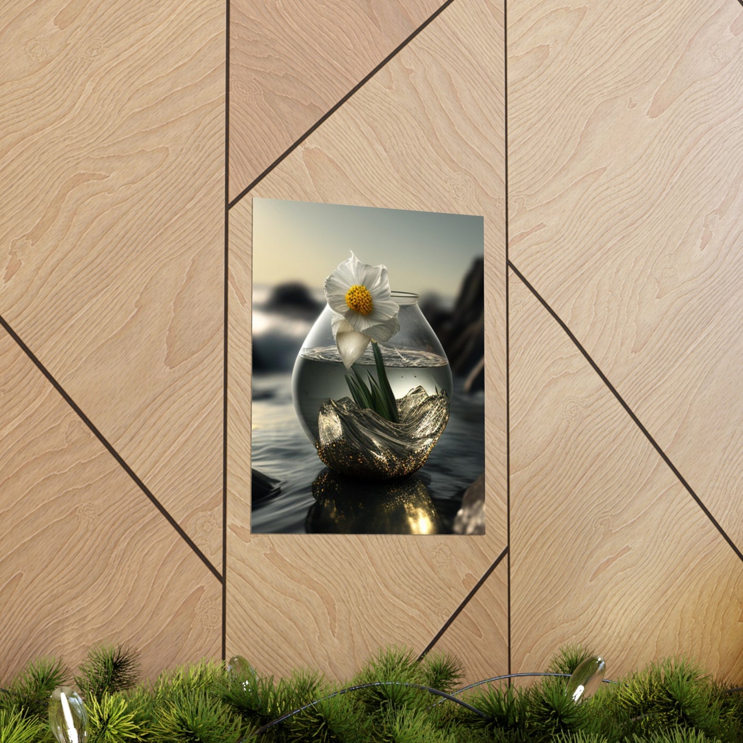 Premium Matte Vertical Posters Daffodil 1