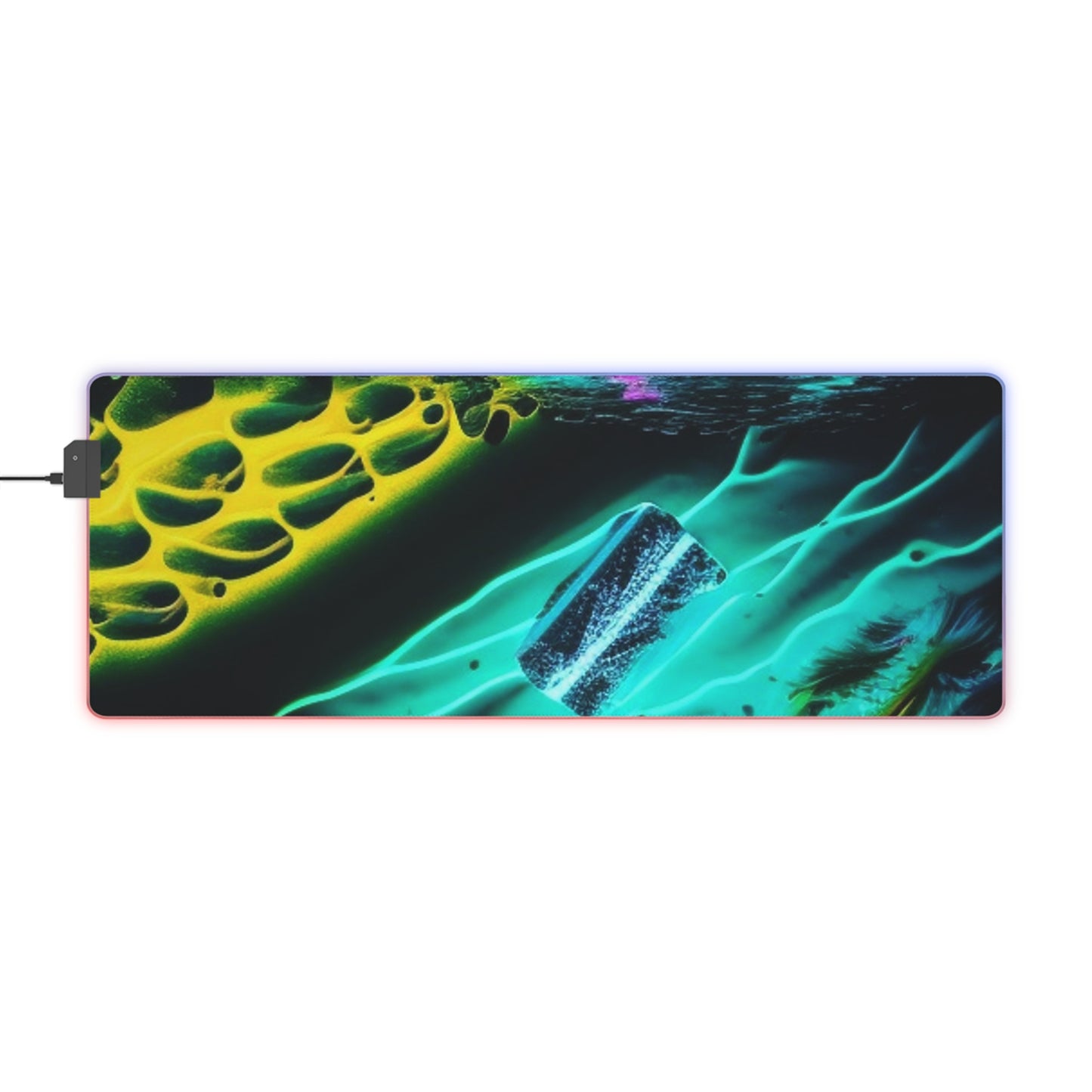 LED Gaming Mouse Pad Florescent Glow 2