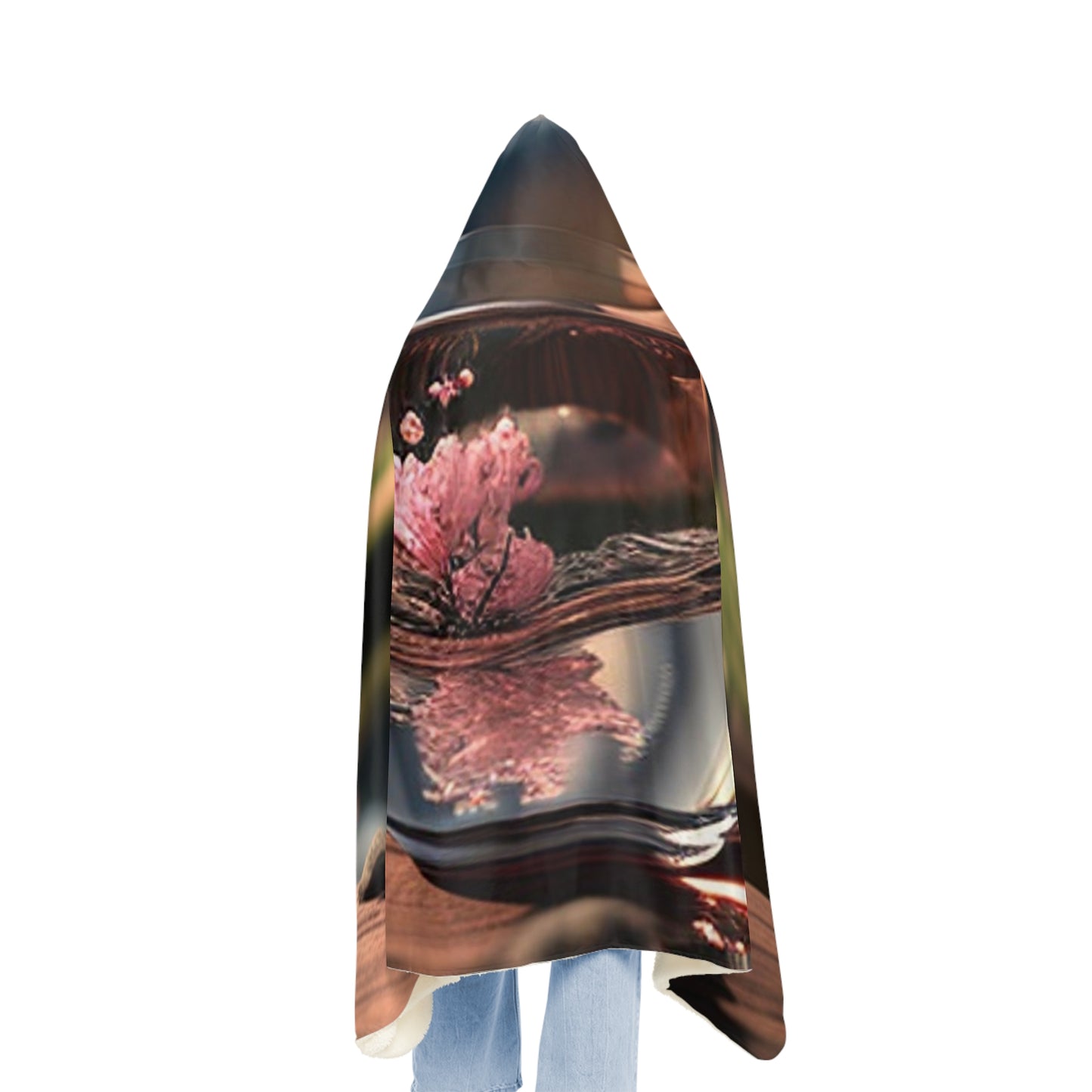 Snuggle Hooded Blanket Cherry Blossom 4