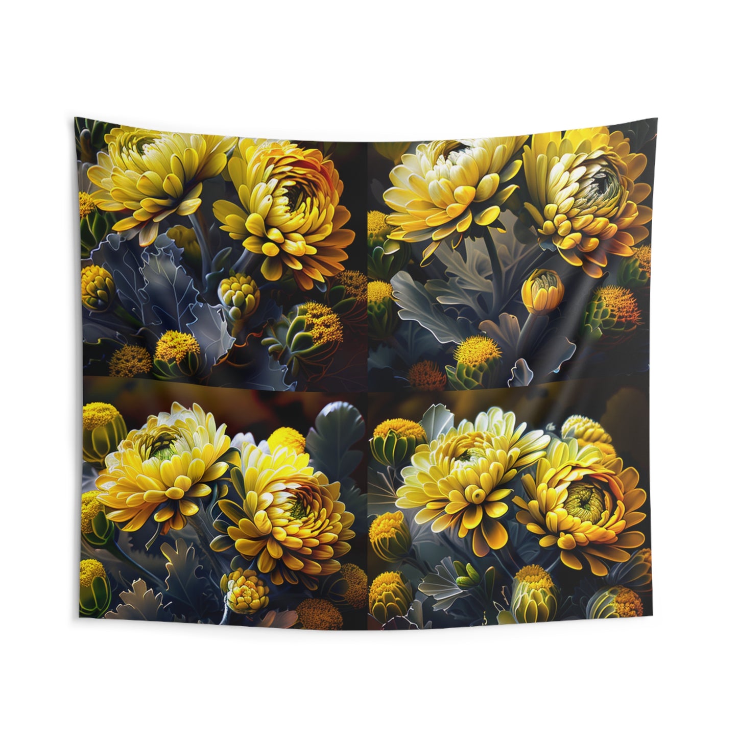 Indoor Wall Tapestries Yellow Hermosas Flores Amarillas 5