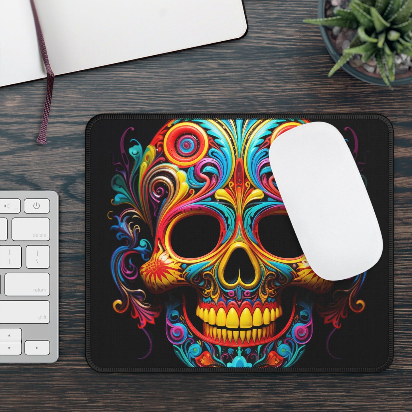 Gaming Mouse Pad  Macro Skull Color 1