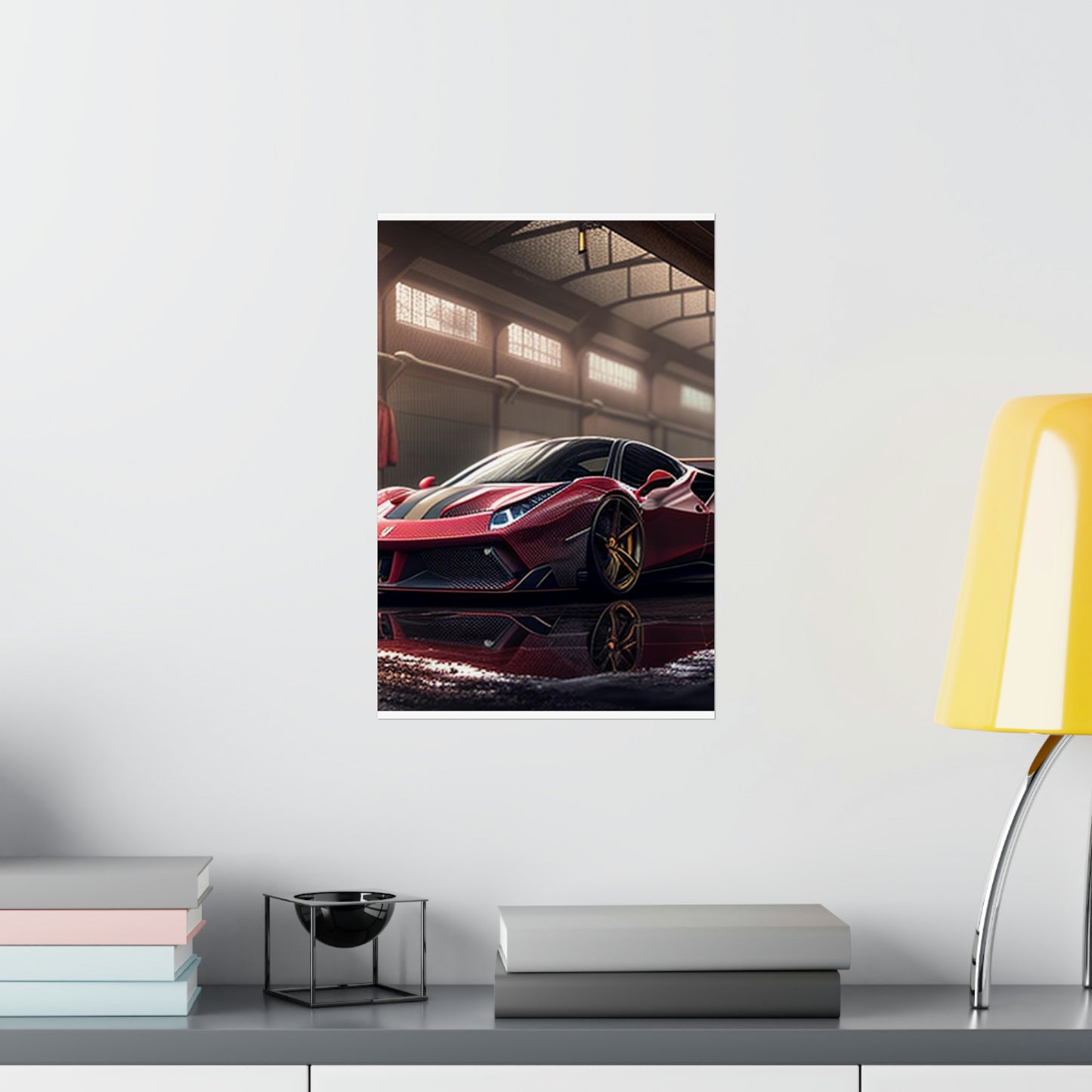 Premium Matte Vertical Posters Ferrari Hyper 4