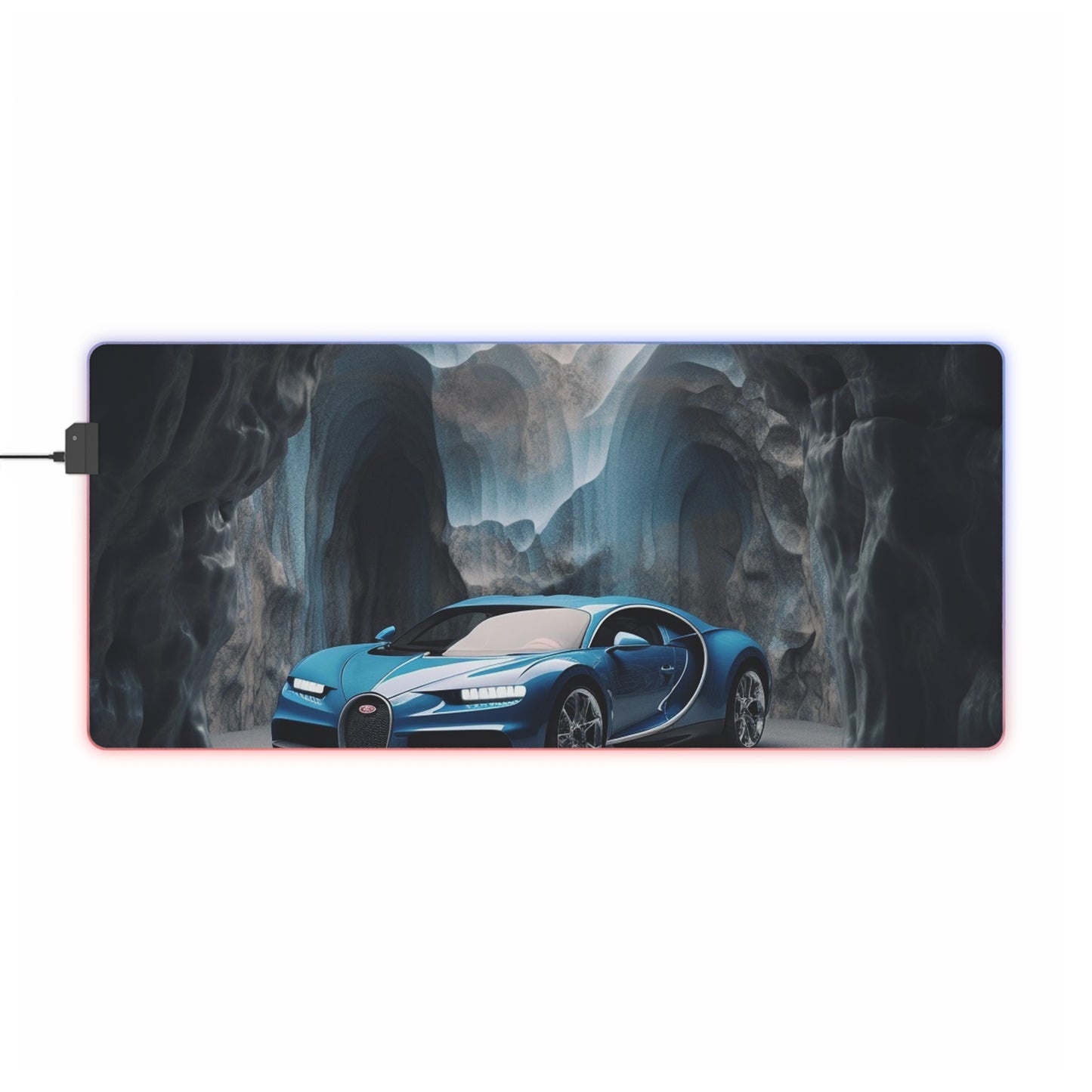 LED Gaming Mouse Pad Bugatti Real Look 2