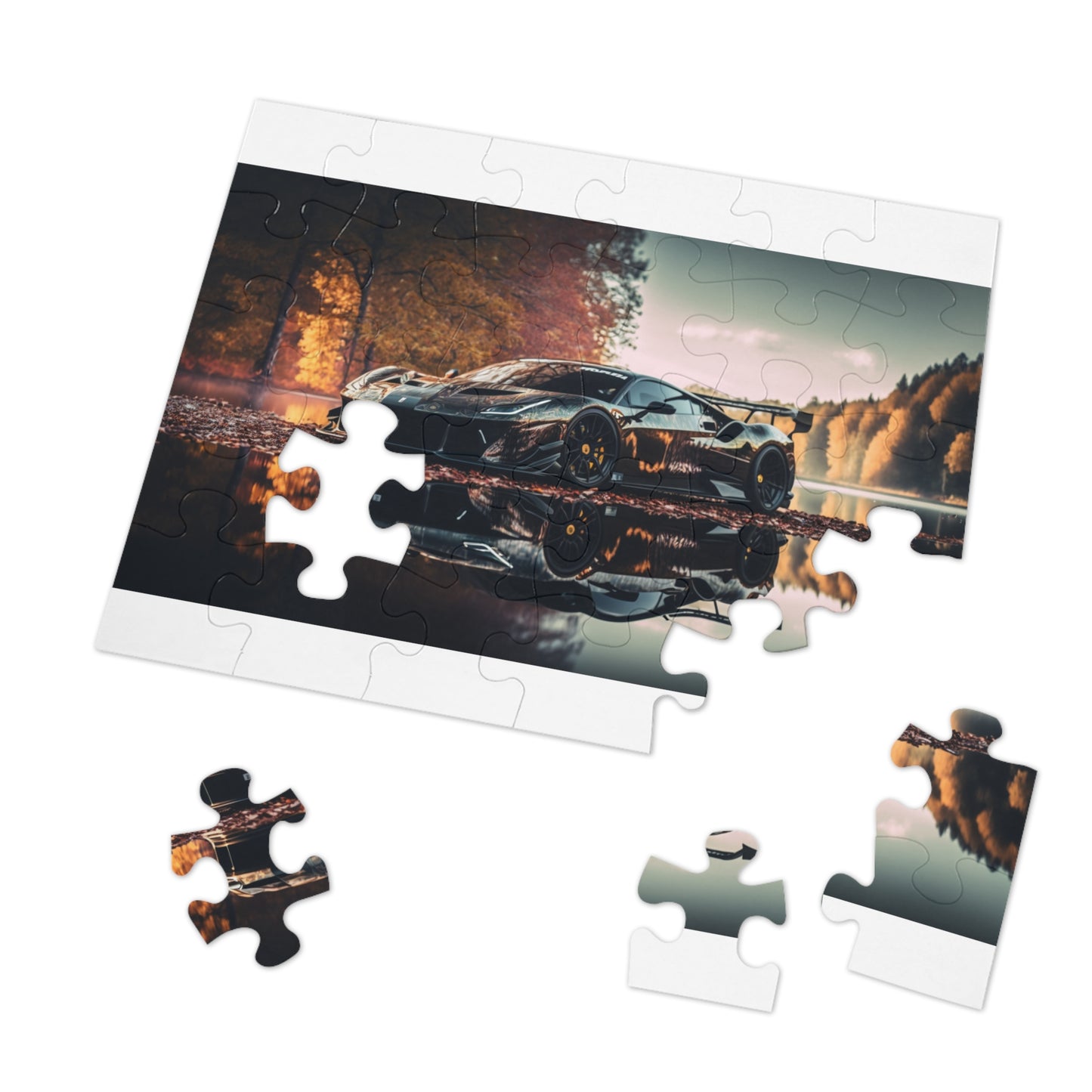 Jigsaw Puzzle (30, 110, 252, 500,1000-Piece) Ferrari Lake 1