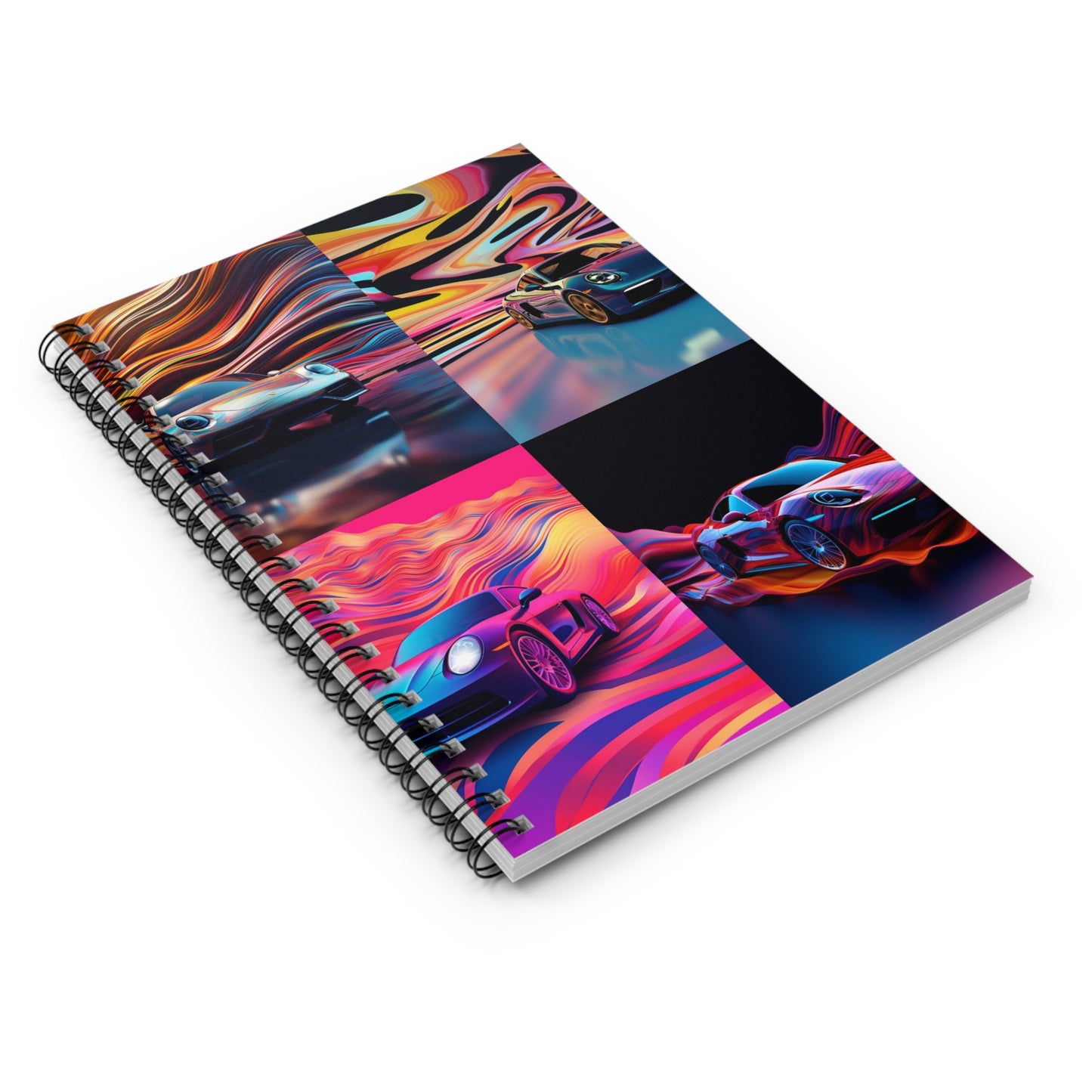 Spiral Notebook - Ruled Line Porsche Water Fusion 5