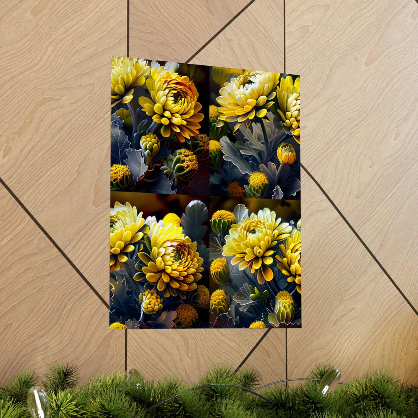 Premium Matte Vertical Posters Yellow Hermosas Flores Amarillas 5