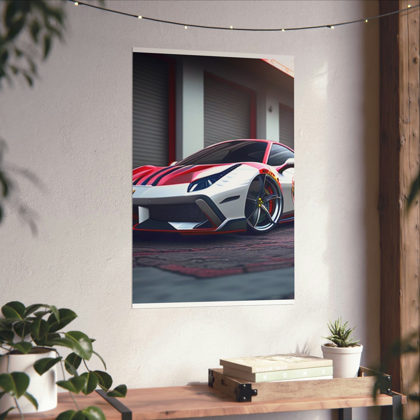 Premium Matte Vertical Posters Ferrari Hyper 3