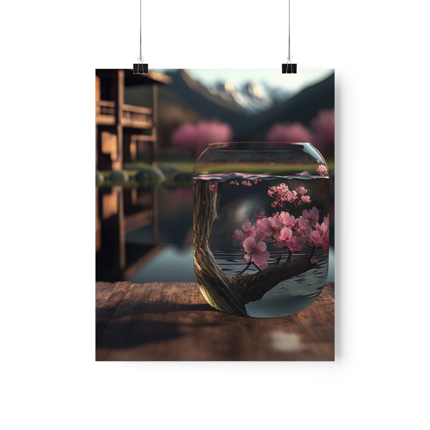 Premium Matte Vertical Posters Cherry Blossom 3