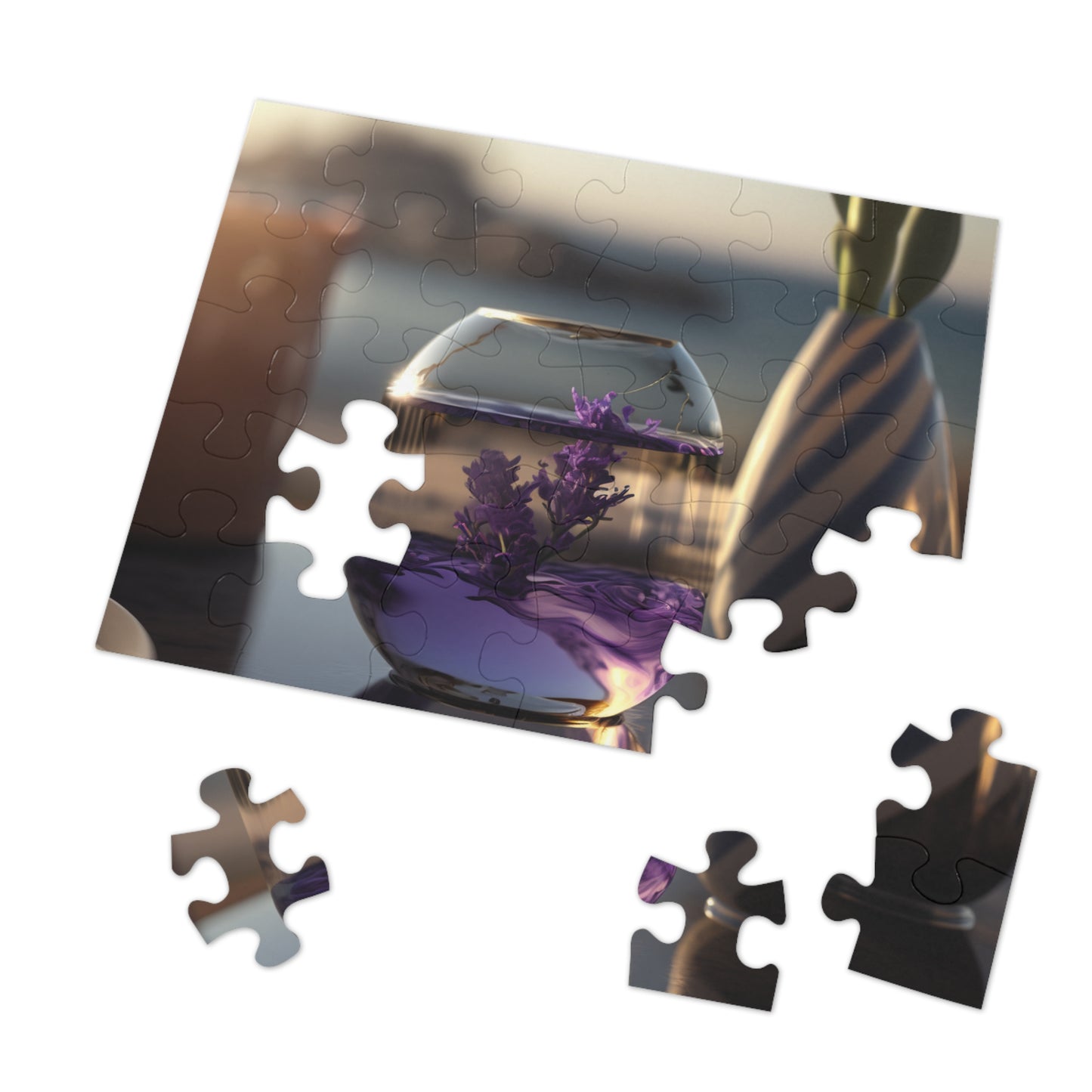 Jigsaw Puzzle (30, 110, 252, 500,1000-Piece) Lavender in a vase 1