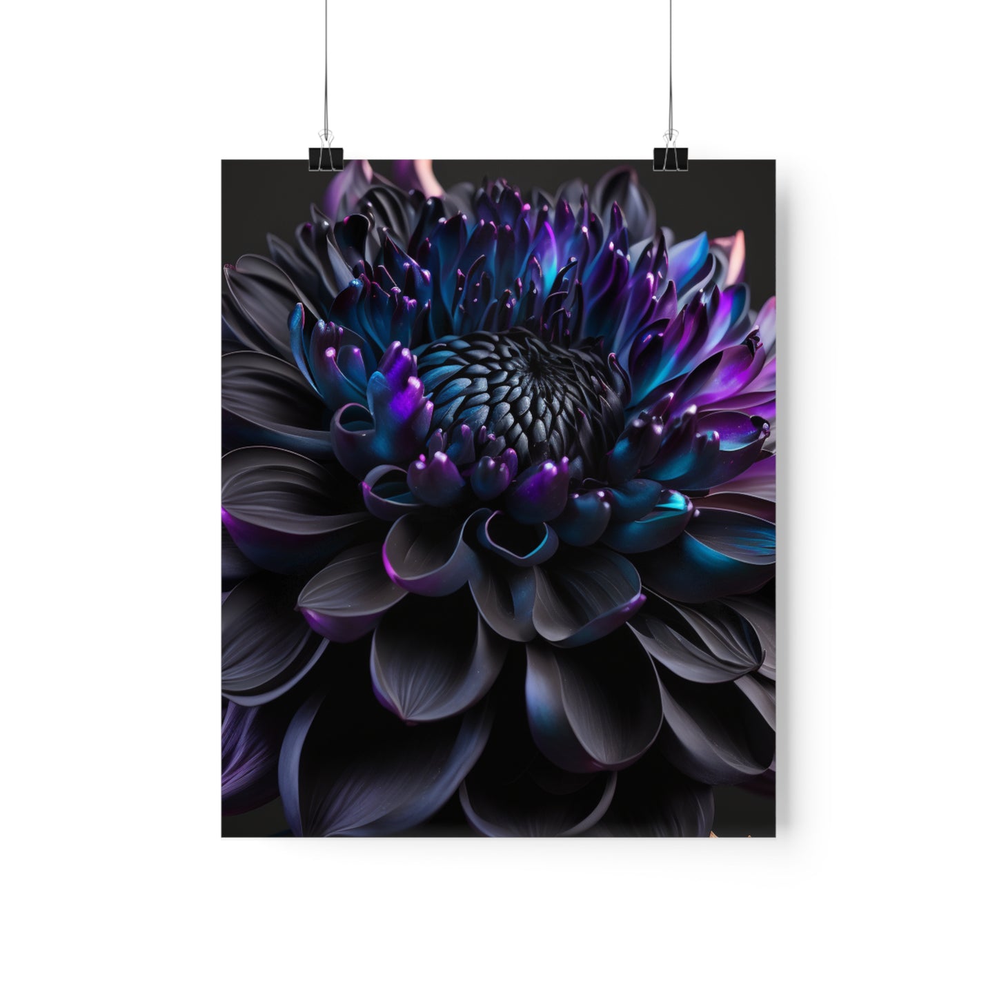 Premium Matte Vertical Posters Dahlia Purple 2