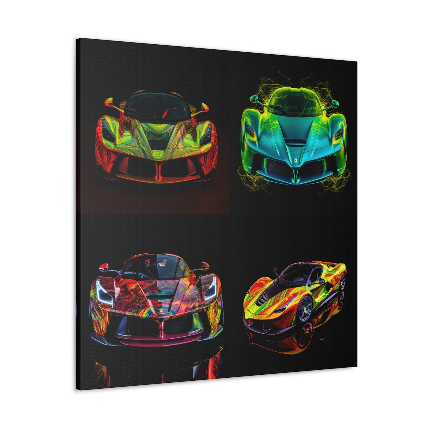 Canvas Gallery Wraps Ferrari Neon 5