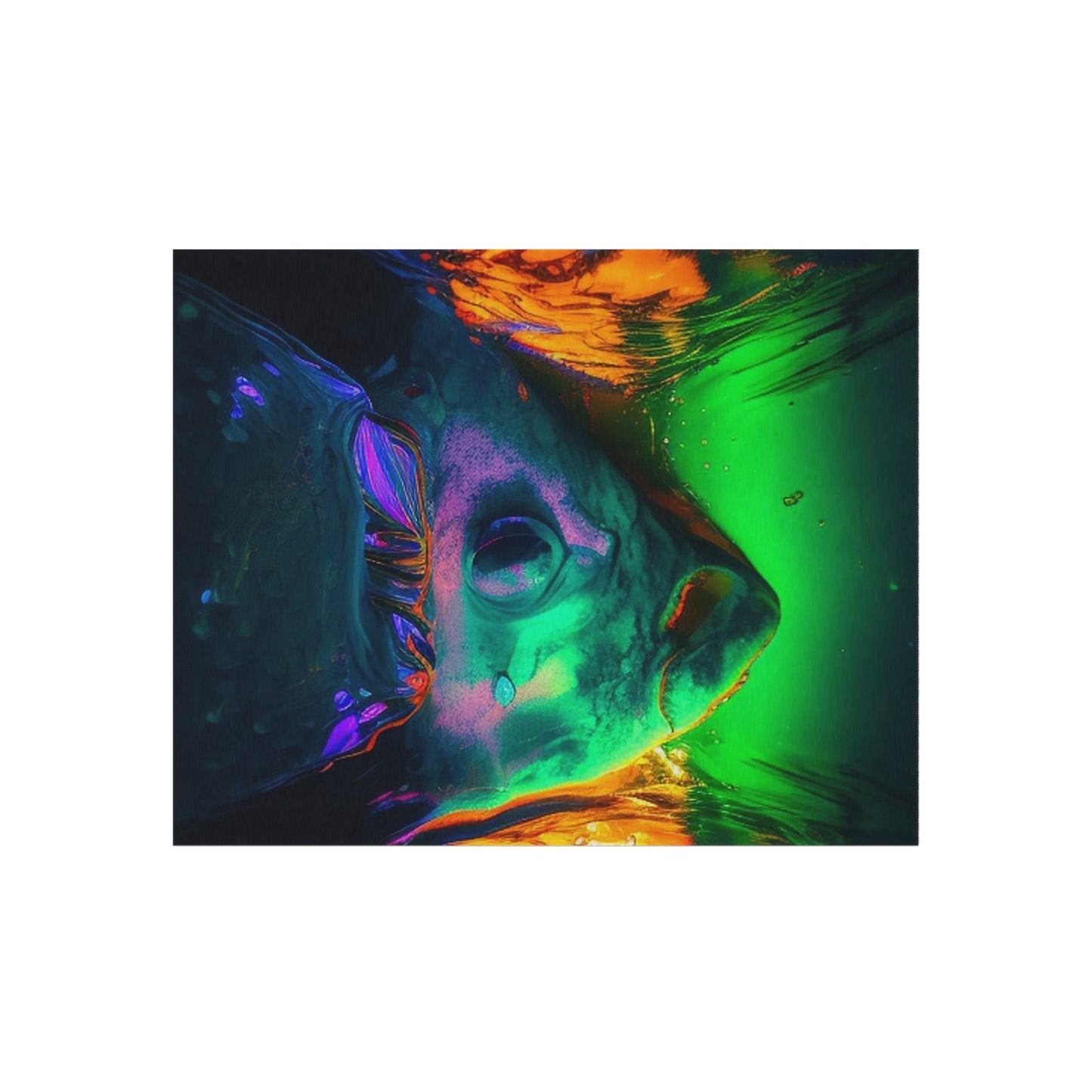 Outdoor Rug  Florescent Glow 1