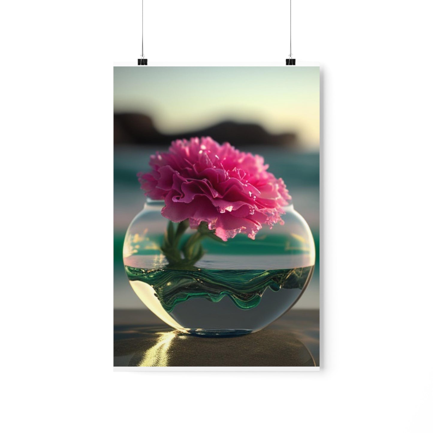 Premium Matte Vertical Posters Carnation 3