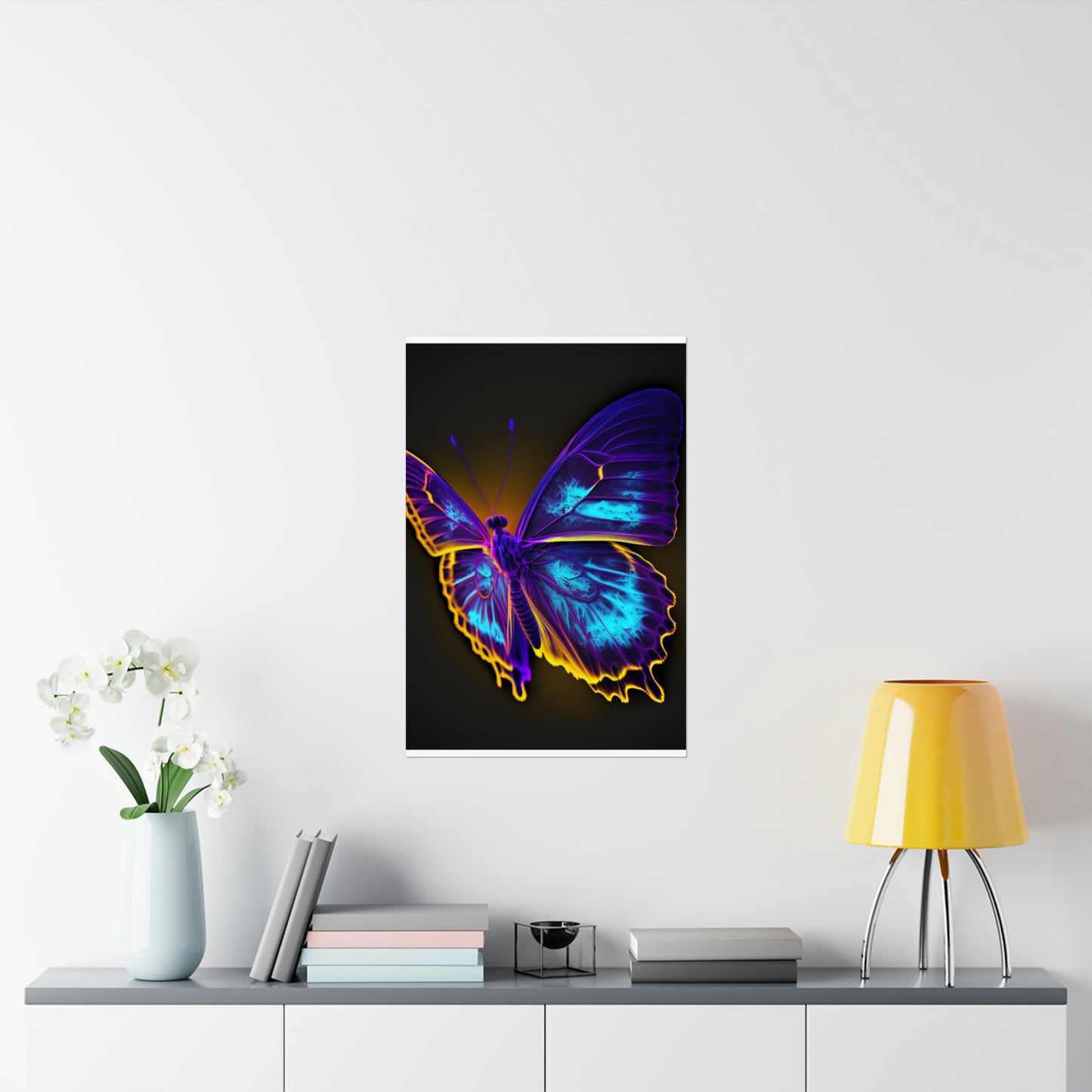 Premium Matte Vertical Posters Thermal Butterfly 4