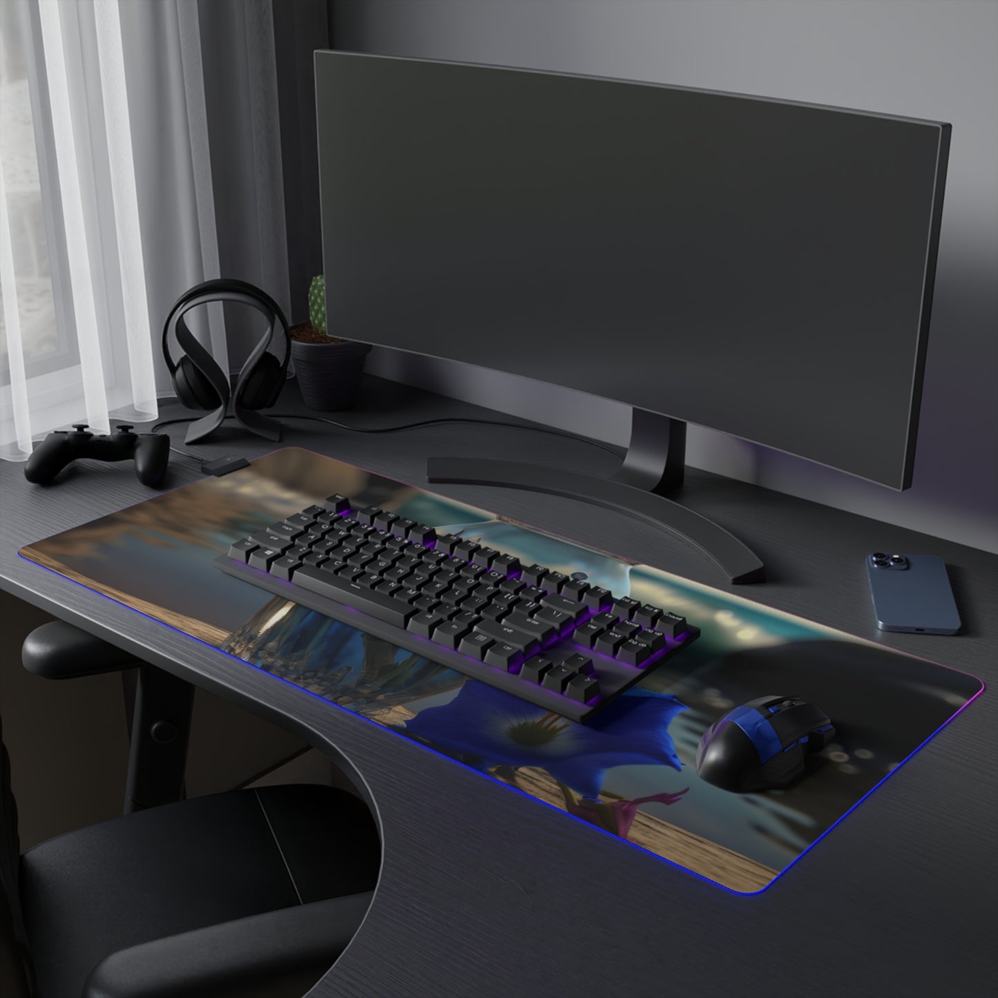 LED Gaming Mouse Pad Bluebell 1