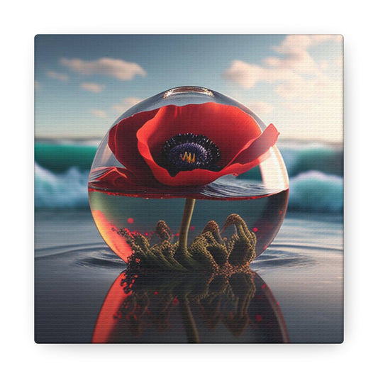 Canvas Gallery Wraps Red Anemone in a Vase 4