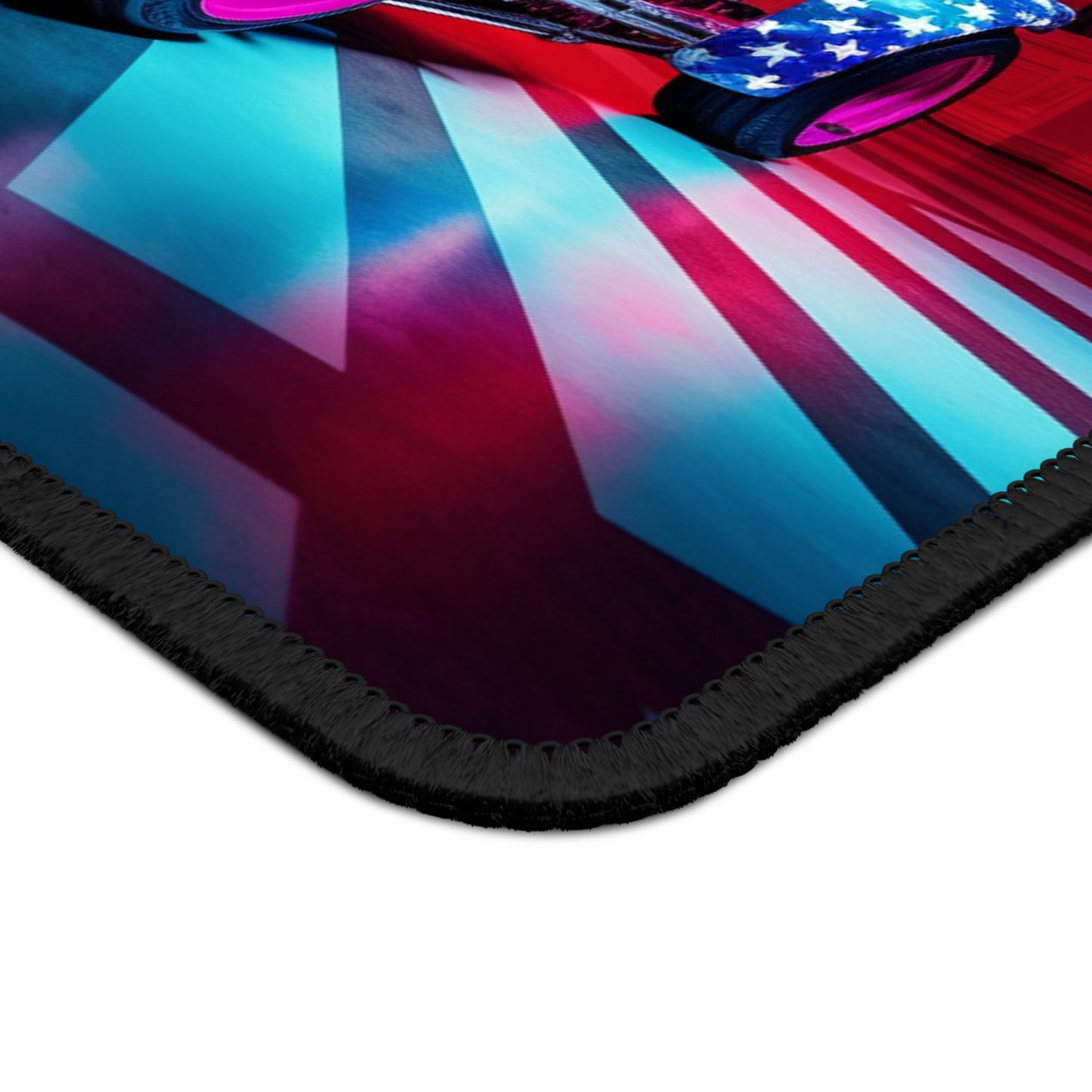 Gaming Mouse Pad  Macro Bugatti American Flag 3